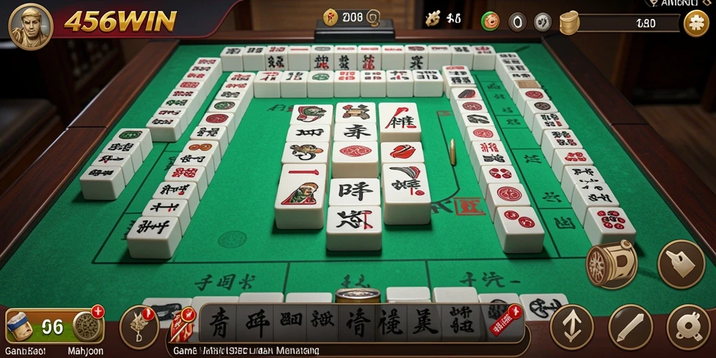 Gameplay seru Mahjong dalam 456WIN, penuh tantangan dan keseruan.