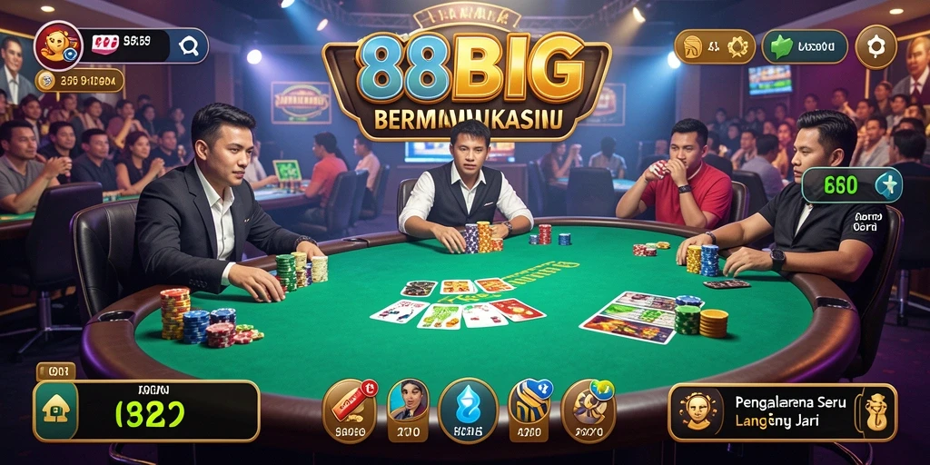 Tampilan gameplay 88BIG yang menarik dan menegangkan di layar.