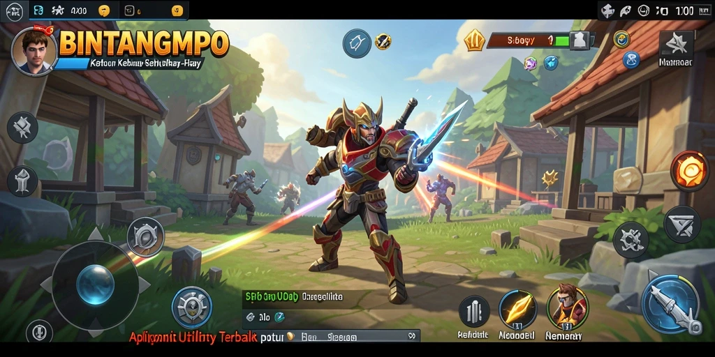 Screenshot utama BINTANGMPO menampilkan antarmuka aplikasi yang intuitif.