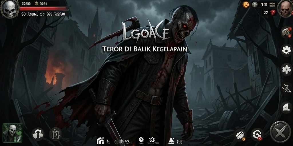 Screenshot LGOACE menampilkan momen mencekam dalam permainan.
