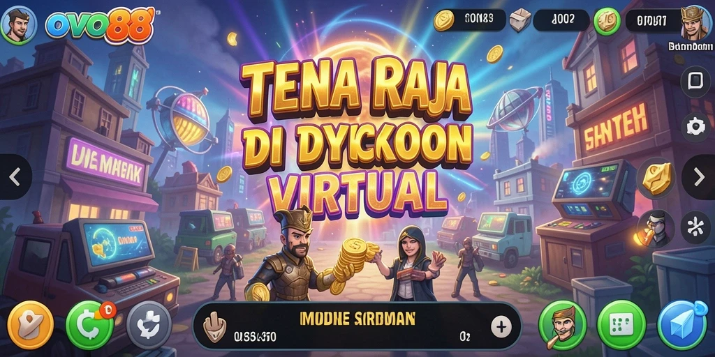Tampilan gameplay OVO88 yang dinamis dan seru dalam dunia Tycoon.