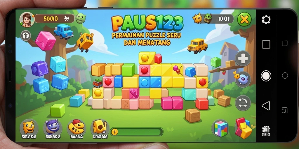 Tampilan gameplay seru dan mendebarkan dalam PAUS123.
