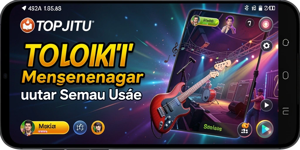 Screenshot dari gameplay TOPJITU yang penuh warna dan interaktif.