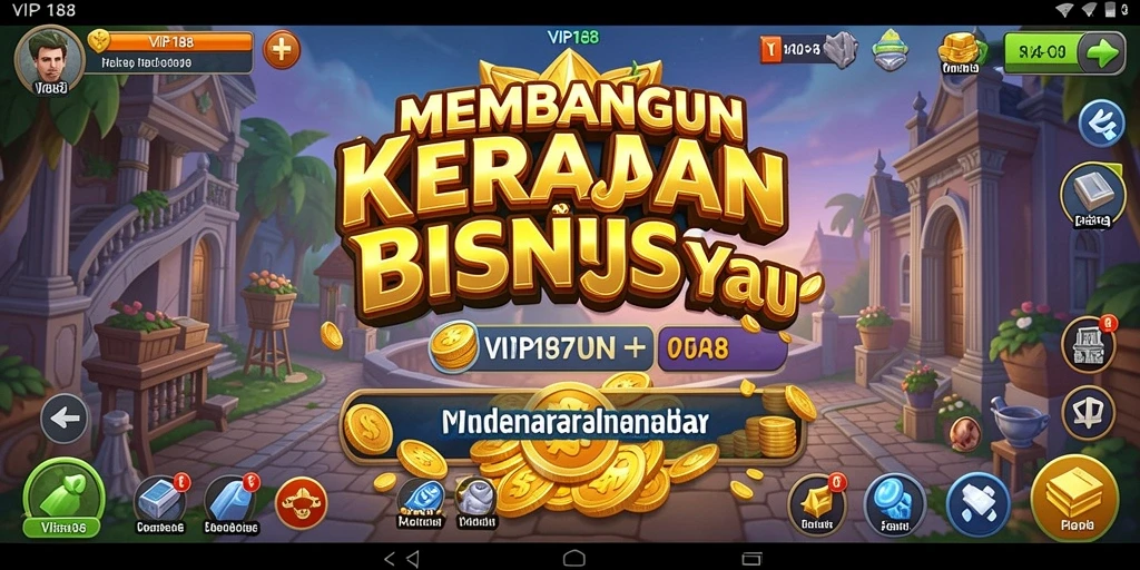 Menampilkan gameplay seru di dunia Tycoon.